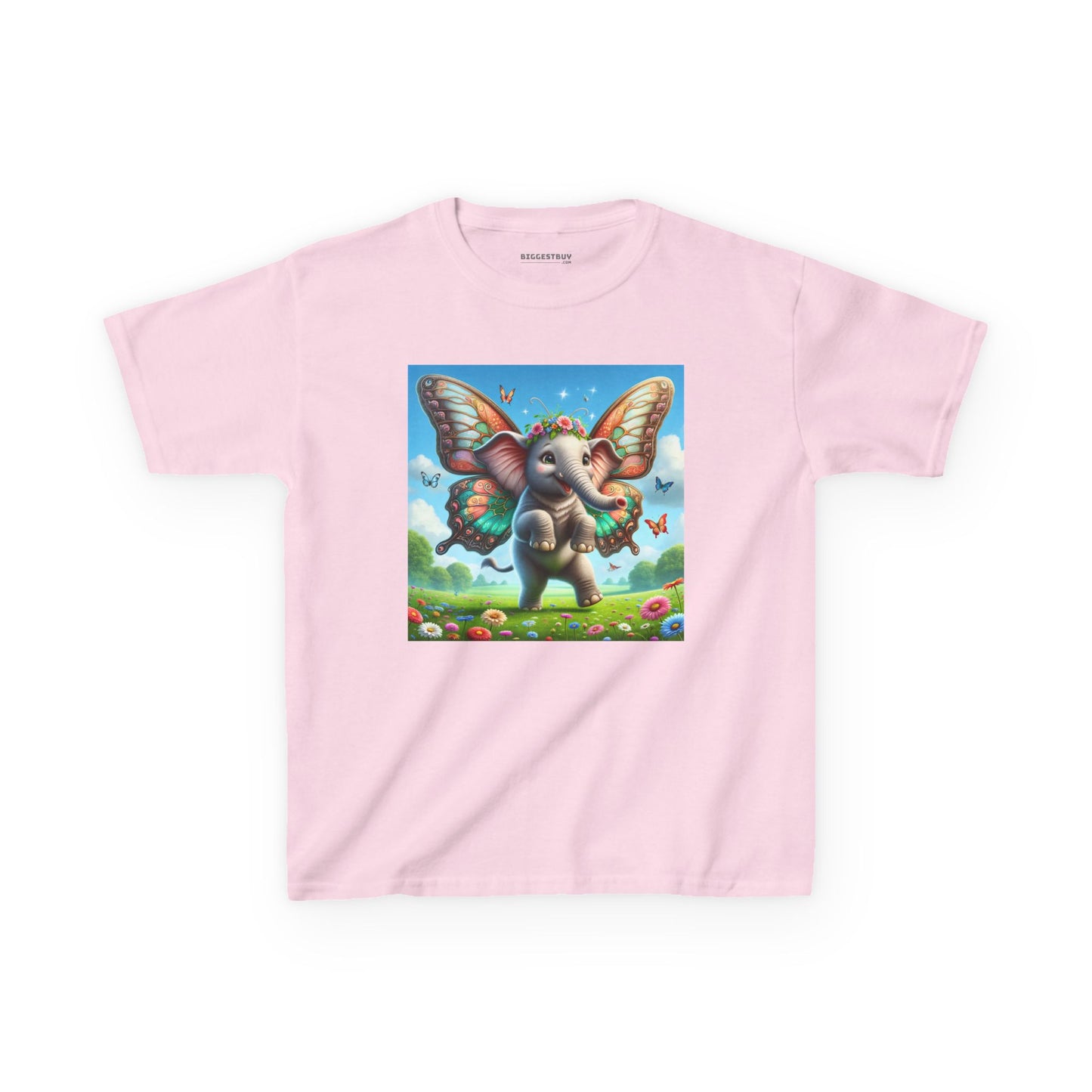 T-Shirt | Koszulka dziecięca | Ciężka bawełna | Baśniowa fauna | Airavata | Słonik