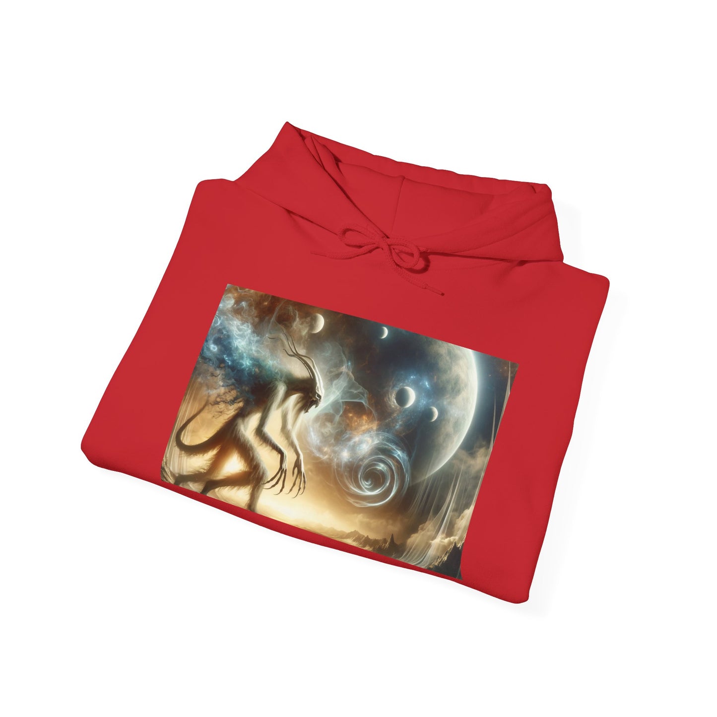 Толстовка с капюшоном | Унисекс | Худи | Плотная ткань | Космический хоррор | Древний архонт