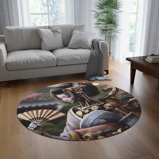 Teppe | Rund | Steampunk | Cyberpunk | Geisha
