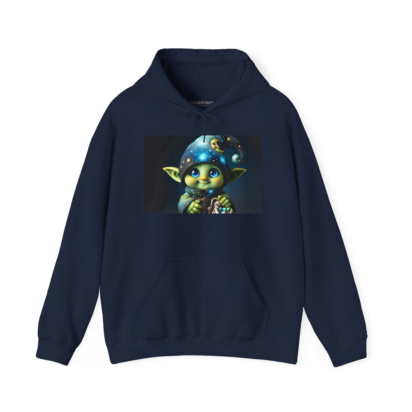 Hettegenser | Unisex | Hettegenser | Kraftig blanding | Fantasi | Skogsalv | Trollmann