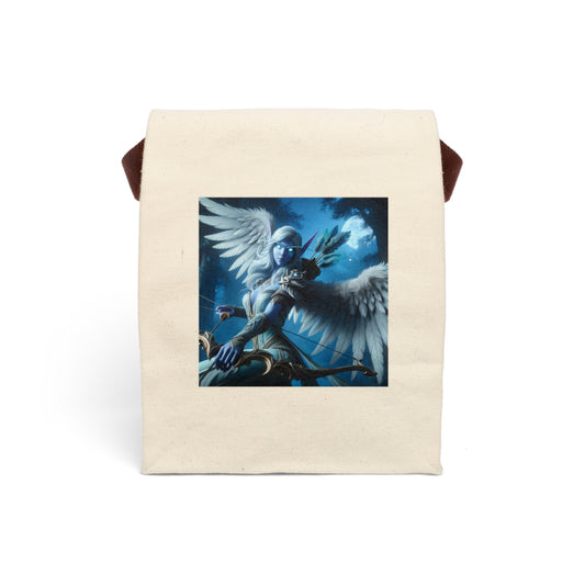 لنچ بیگ | کینوس | پٹے کے ساتھ | آسمانی فرشتہ تیرانداز | فرشتہ جنگجو