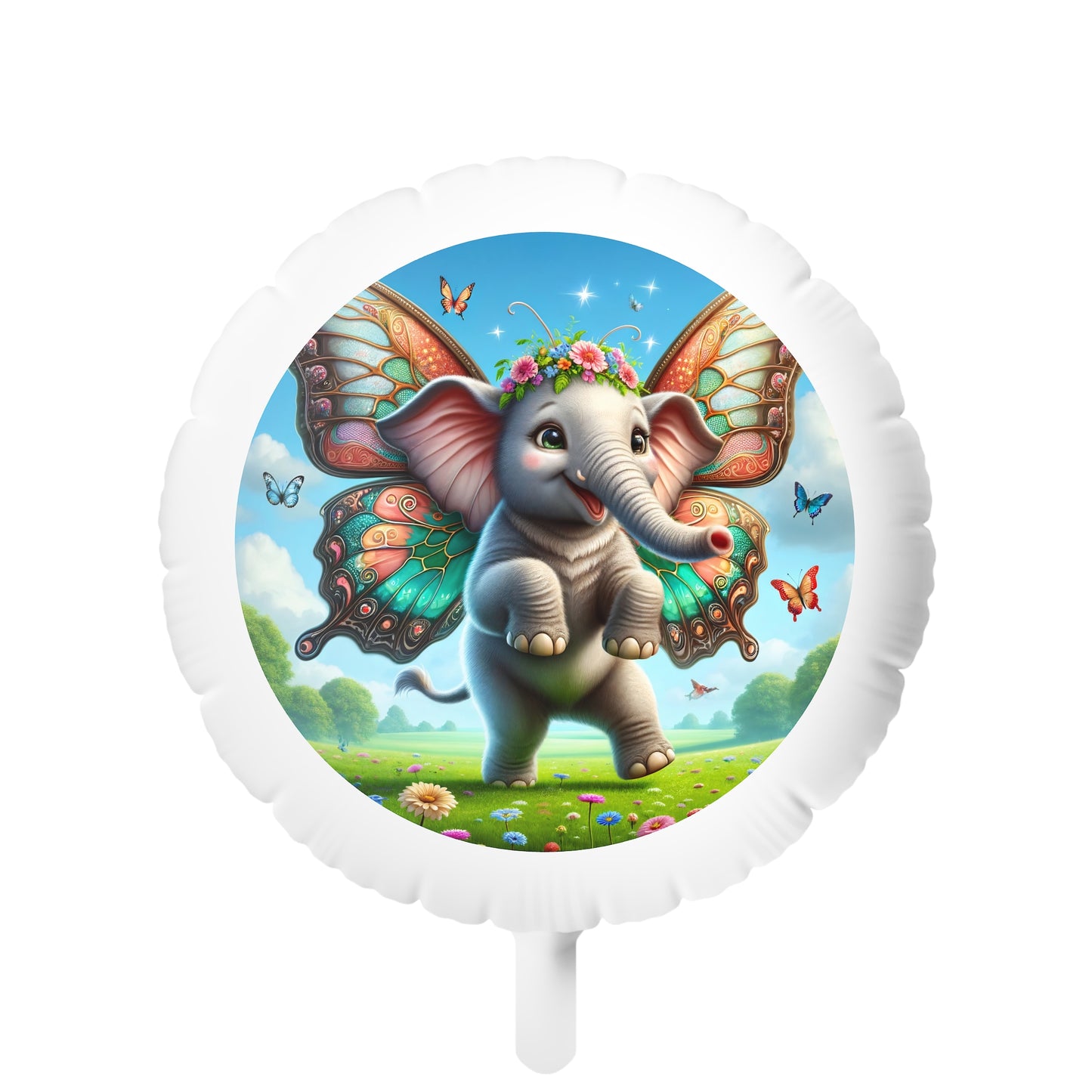 Balloon | Helium | Mylar | Fantasy Hybrid | Butterfly Elephant