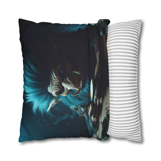 Наволочка | Квадратная | Холст из полиэстера | Скандинавский фольклор | Йотунн