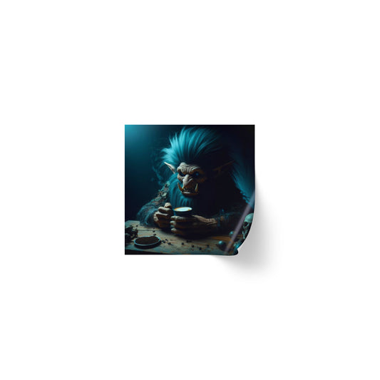 Рулон наклеек | Квадратный | Скандинавский фольклор | Йотунн