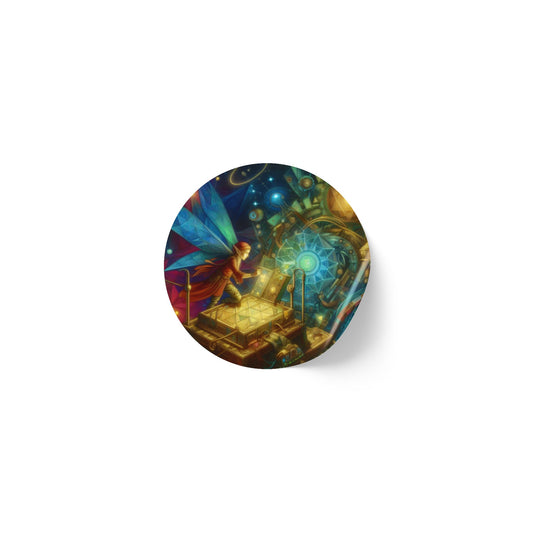 Rolo de Etiquetas Adesivas | Redondo | Magia Élfica | Realismo Místico | Sylph