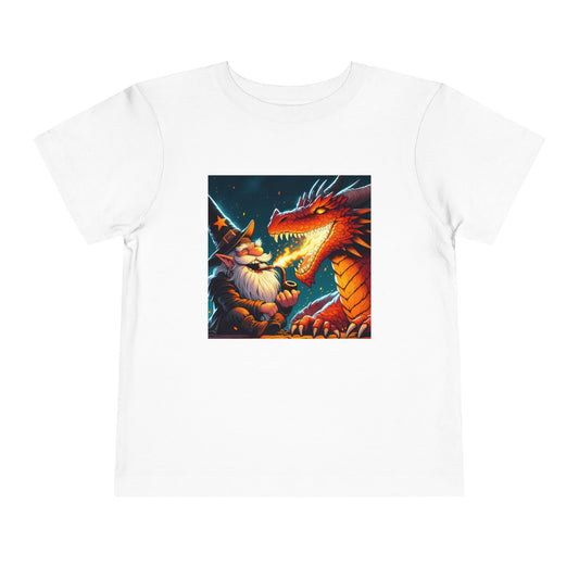 Tシャツ | 幼児用Tシャツ | 半袖 | ハイファンタジー | ドラゴンスレイヤー | 魔法対決