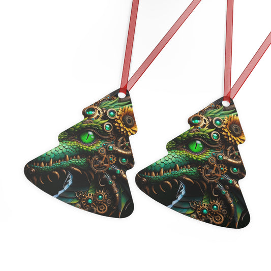 Ornament | Metall | Steampunk Fantasy | Mekanisk Drage