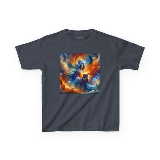 T-Shirt | Kids Tee | Heavy Cotton | Cosmic Fantasy | Arcane Magic | Spellcaster