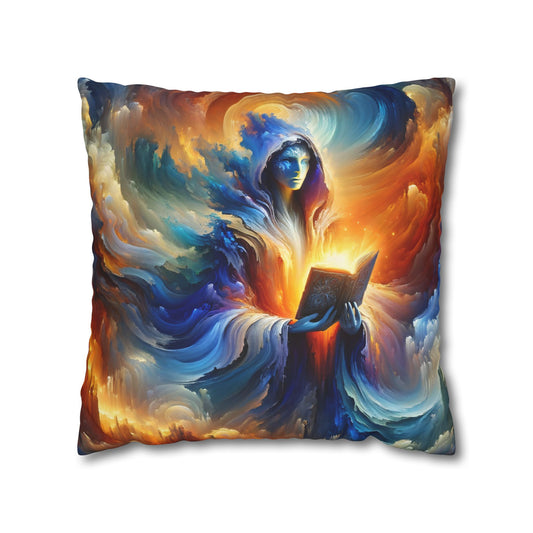Pillowcase | Square | Polyester canvas | Cosmic Fantasy | Arcane Magic | Spellcaster