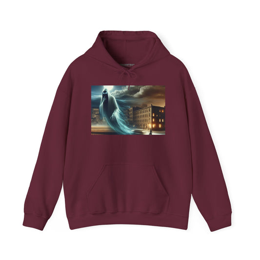 Hoodie | Unisex | Kaus Bertudung | Campuran Tebal | Hantu Urban | Penampakan | Spektral