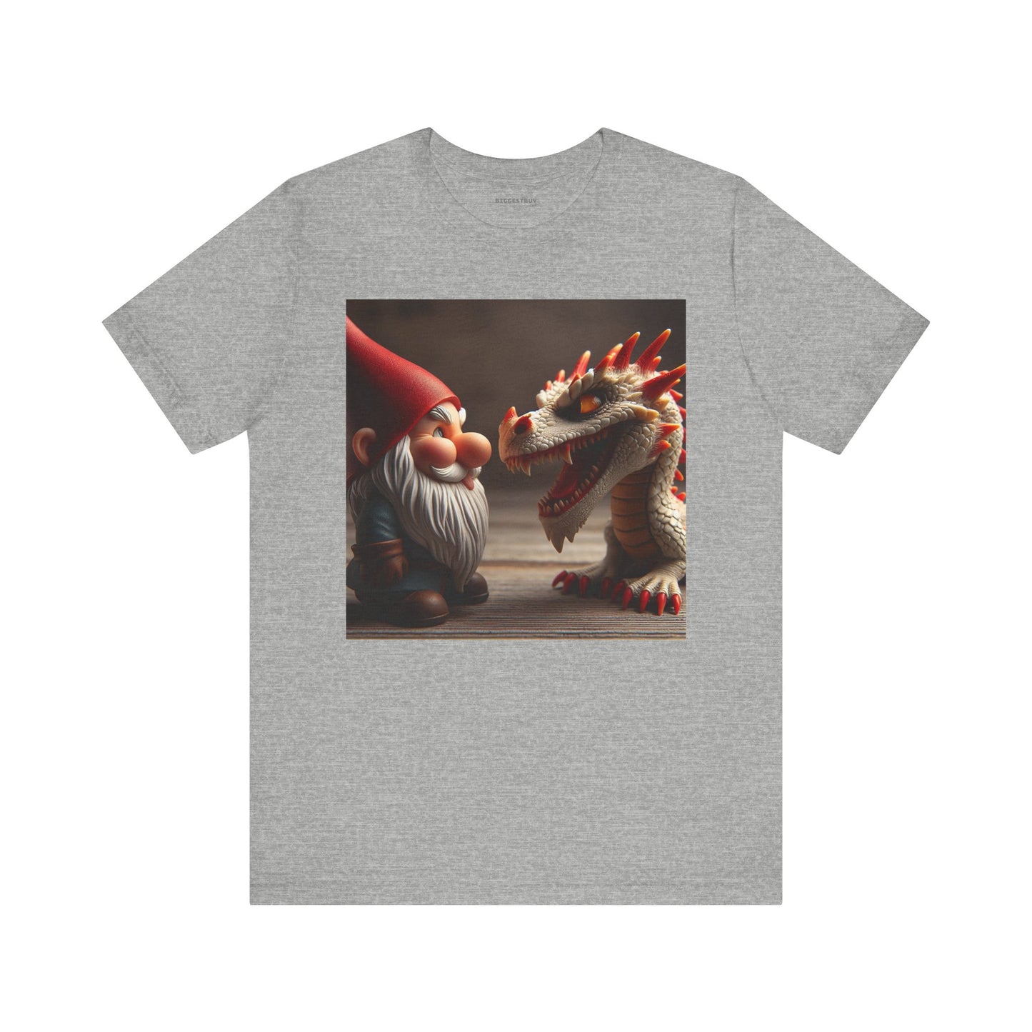เสื้อยืด | ยูนิเซ็กส์ | เสื้อยืดเจอร์ซีย์ | แขนสั้น | ตำนานเทพนิยาย | นิทานพื้นบ้าน | โนมกับมังกร