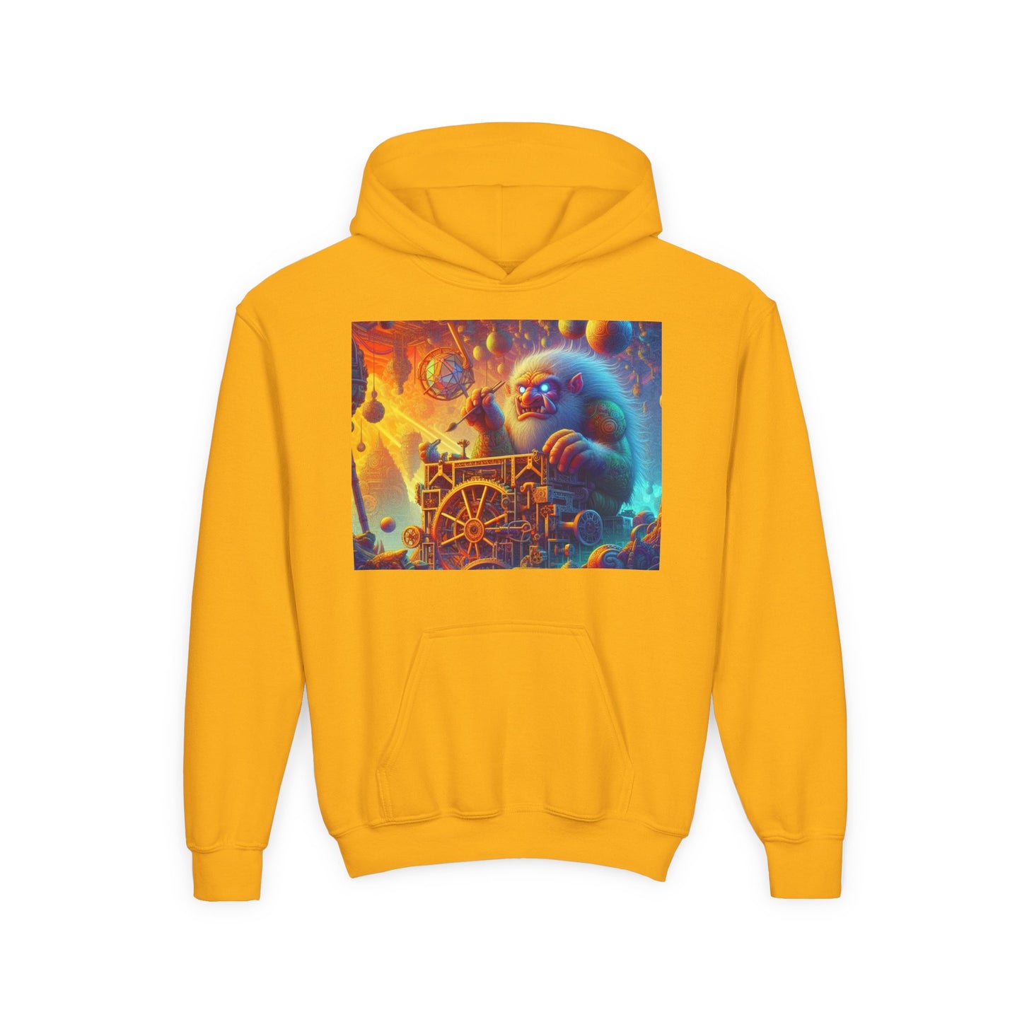 Bluza dresowa | Młodzieżowa | Z kapturem | Gruba mieszanka | Mitologia Arktyczna | Mechanik Lodu