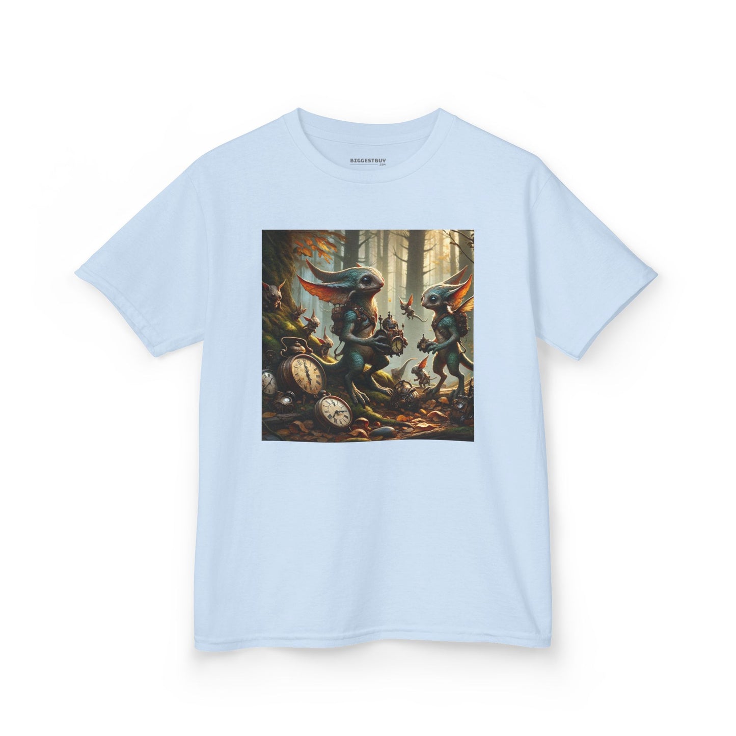 T-Shirt | Koszulka dziecięca | Ciężka bawełna | Steampunk Fantasy | Leśne Pooka