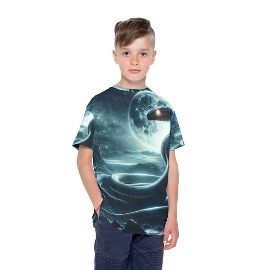 Sportshirt | Kinderen | Noorse Mythologie | Jörmungandr | Zeeslang