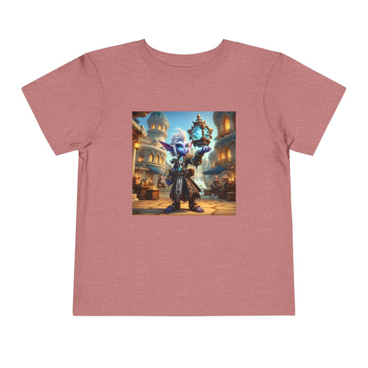Camiseta | Camiseta Infantil | Manga Curta | Fantasia Cronomágica | Gnomo Azul