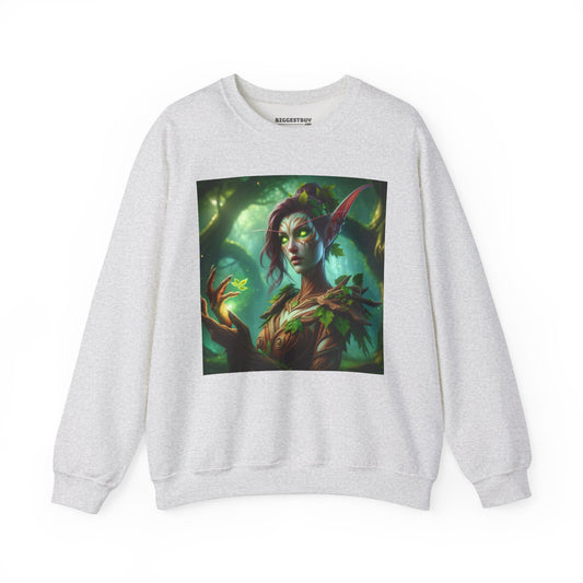 स्वेटशर्ट | यूनिसेक्स | क्रूनेक | हैवी ब्लेंड | वन परी | प्रकृति जादू | द्र्याद