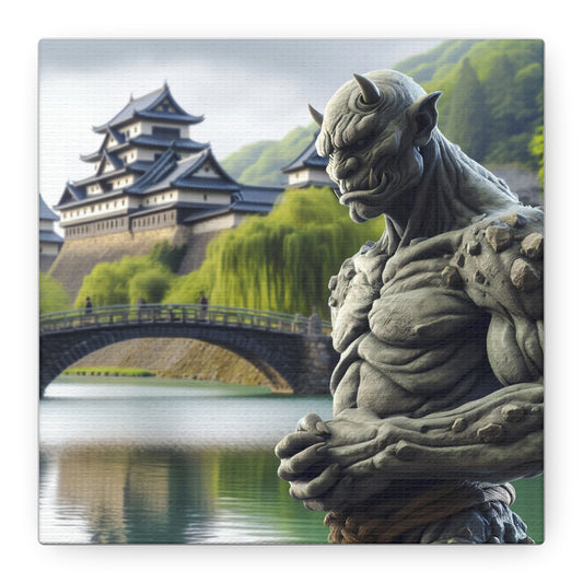 Canvas | Matte | Dark Fantasy | Yokai Lore | Oni