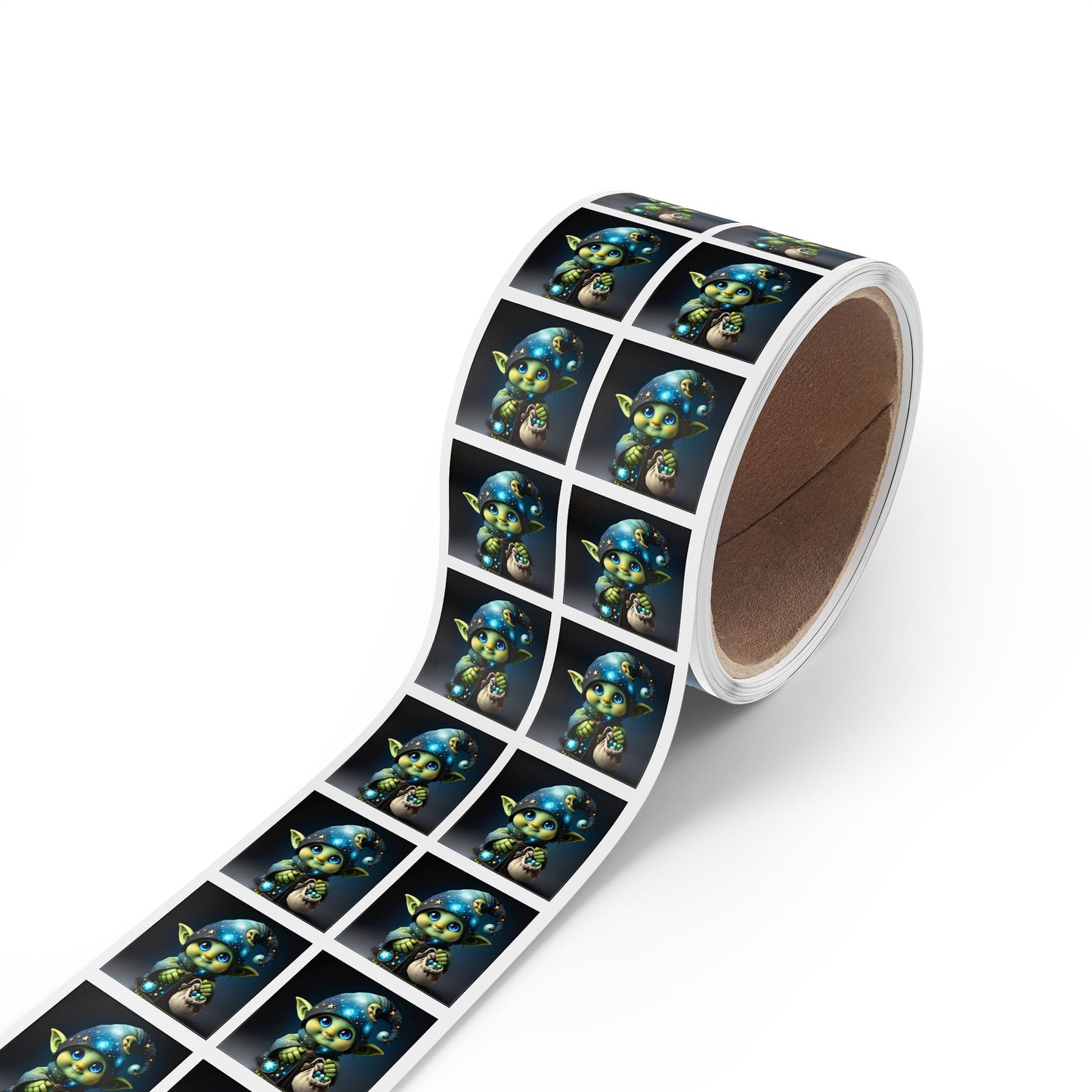 Klisteretikettrulle | Fyrkantig | Fantasy | Celestial Magi | Brownie