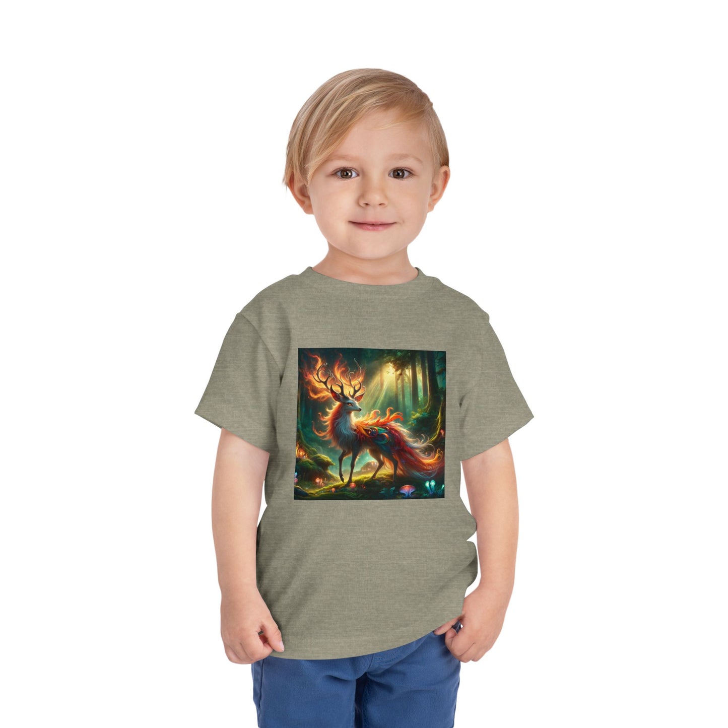 T-Shirt | Toddler Tee | Short Sleeve | Mystical Kirin | Forest Spirit Deer