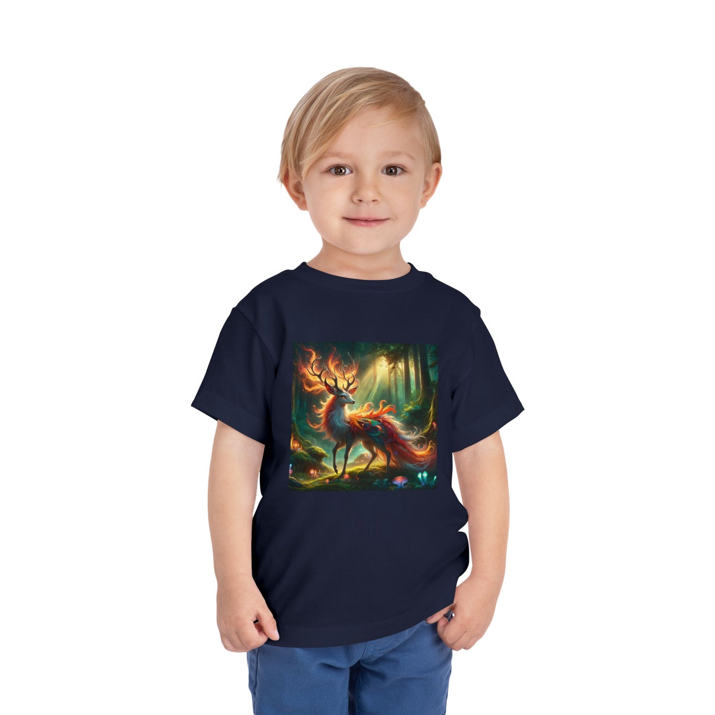 T-Shirt | Toddler Tee | Short Sleeve | Mystical Kirin | Forest Spirit Deer