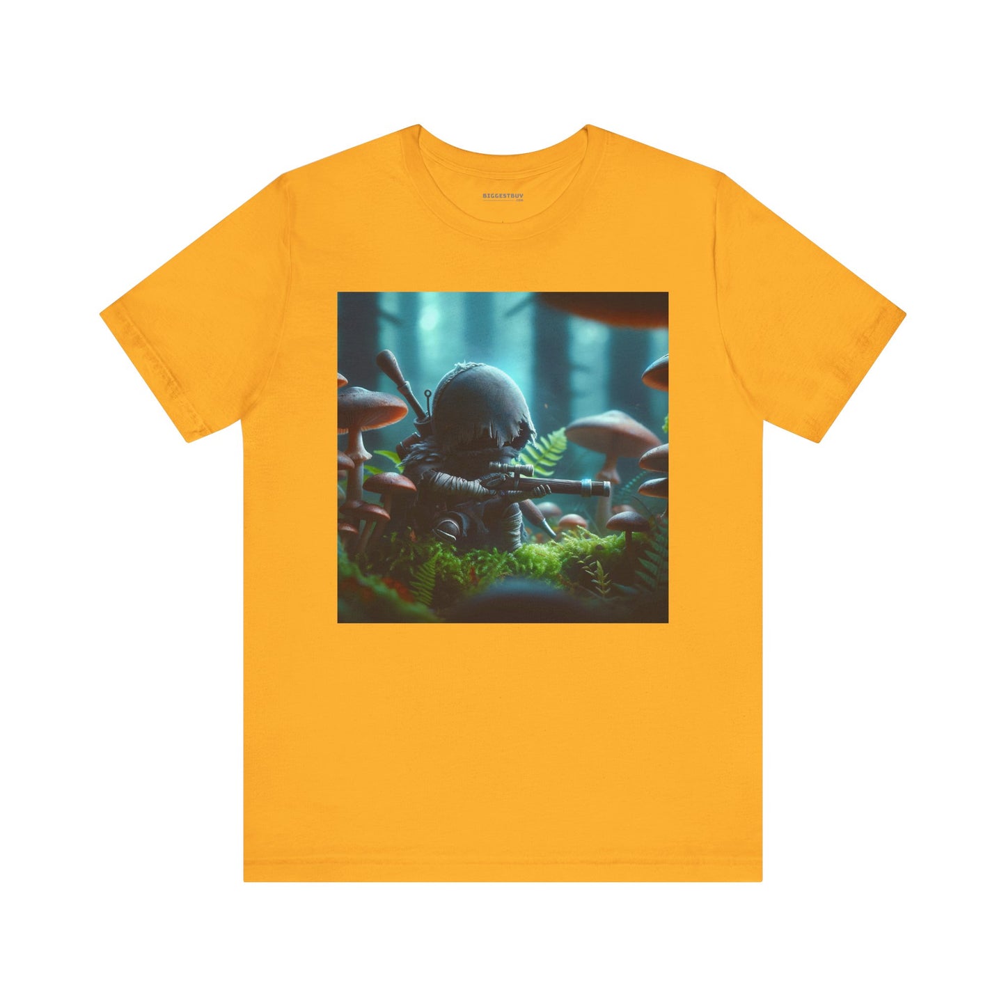 Tシャツ | ユニセックス | ジャージーTシャツ | 半袖 | バイオパンク | ミニチュア戦士 | 幻想的森