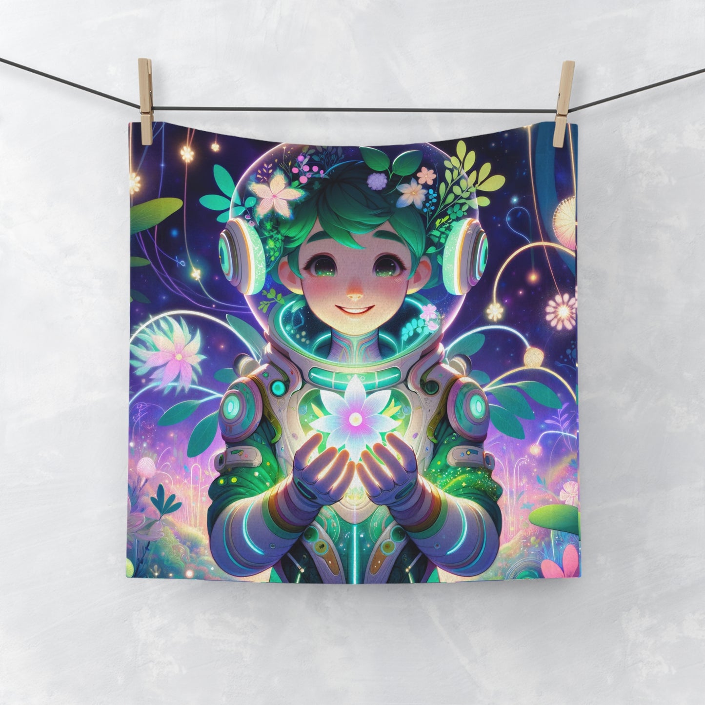 تولیہ | چہرے کا تولیہ | خیالی فن | عجائبی حیاتیات | سبز جادوگر