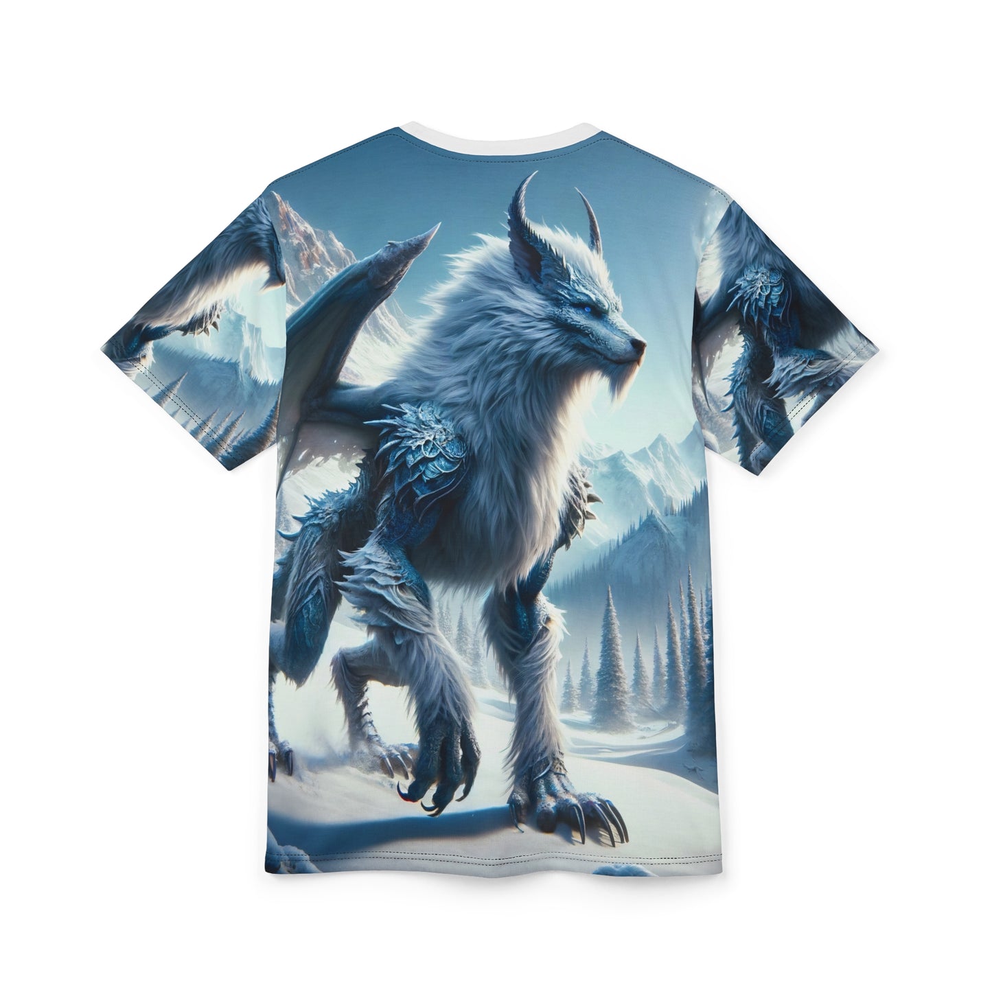 Футболка | Полная запечатка | Футболка унисекс | Скандинавская Мифология | Фенрир