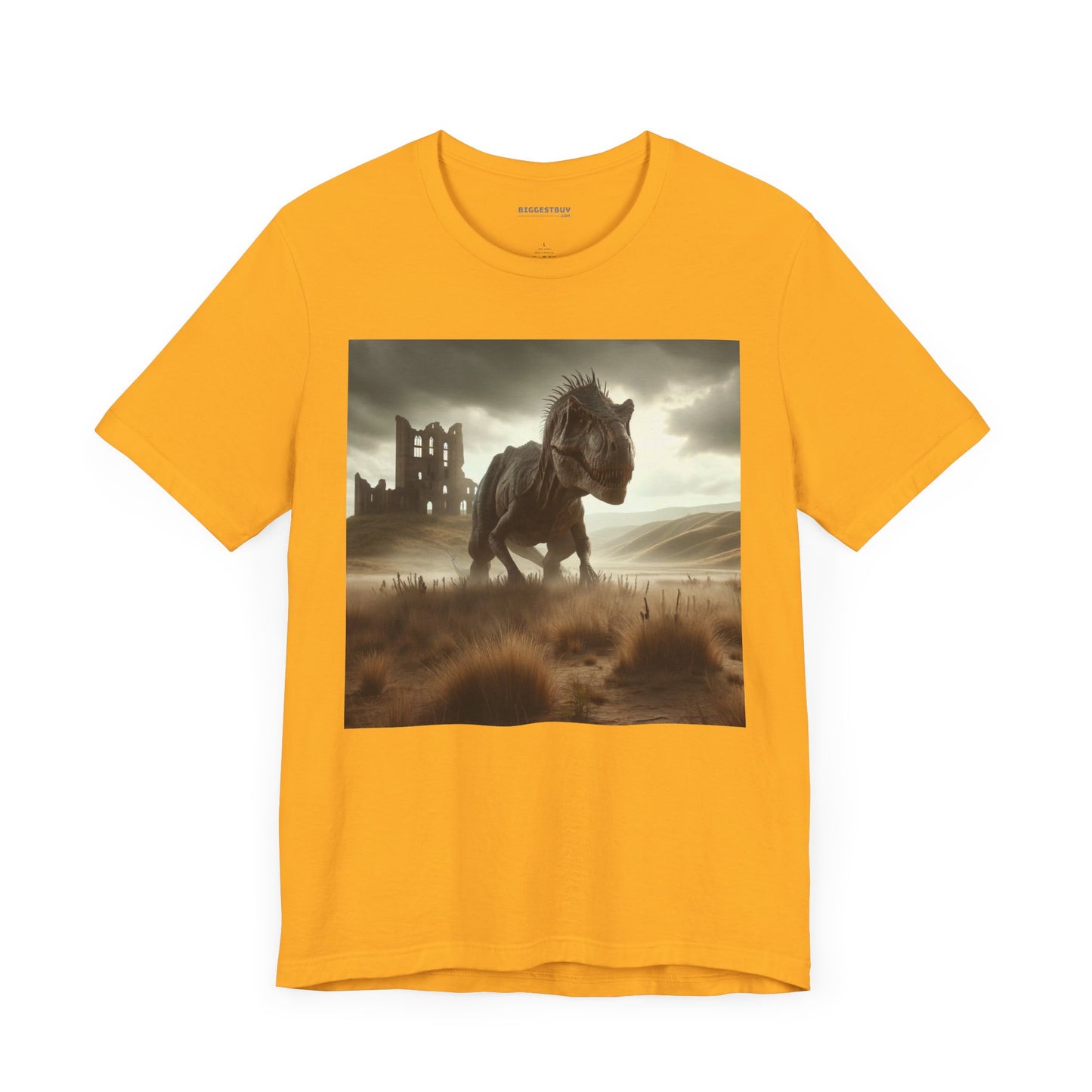 T-shirt | Unisex | Maglietta in jersey | Manica corta | Paleofinzione | Dinosauri Preistorici | T-Rex