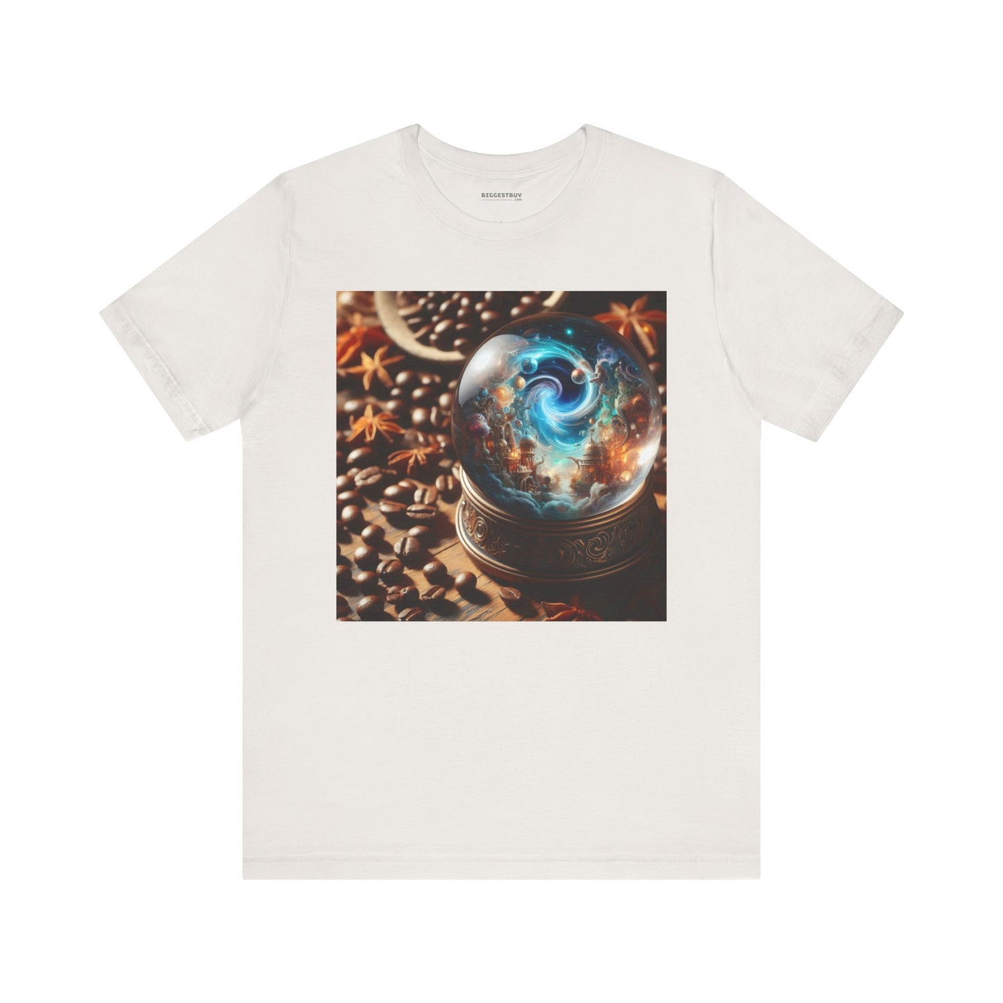 T-shirt | Unisex | Maglietta in jersey | Manica corta | Cosmologia Nordica | Globo Magico