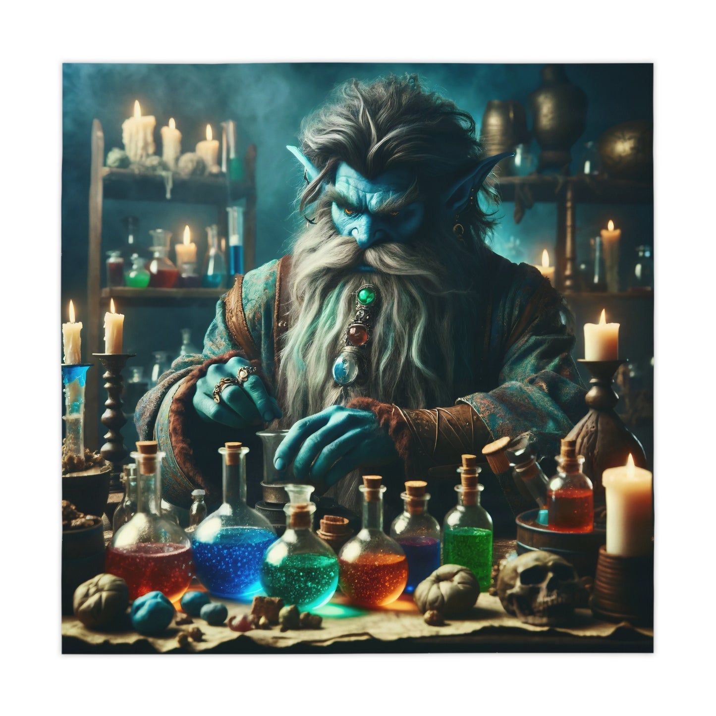 Tovaglia | Alchimia Mistica | Djinn Blu
