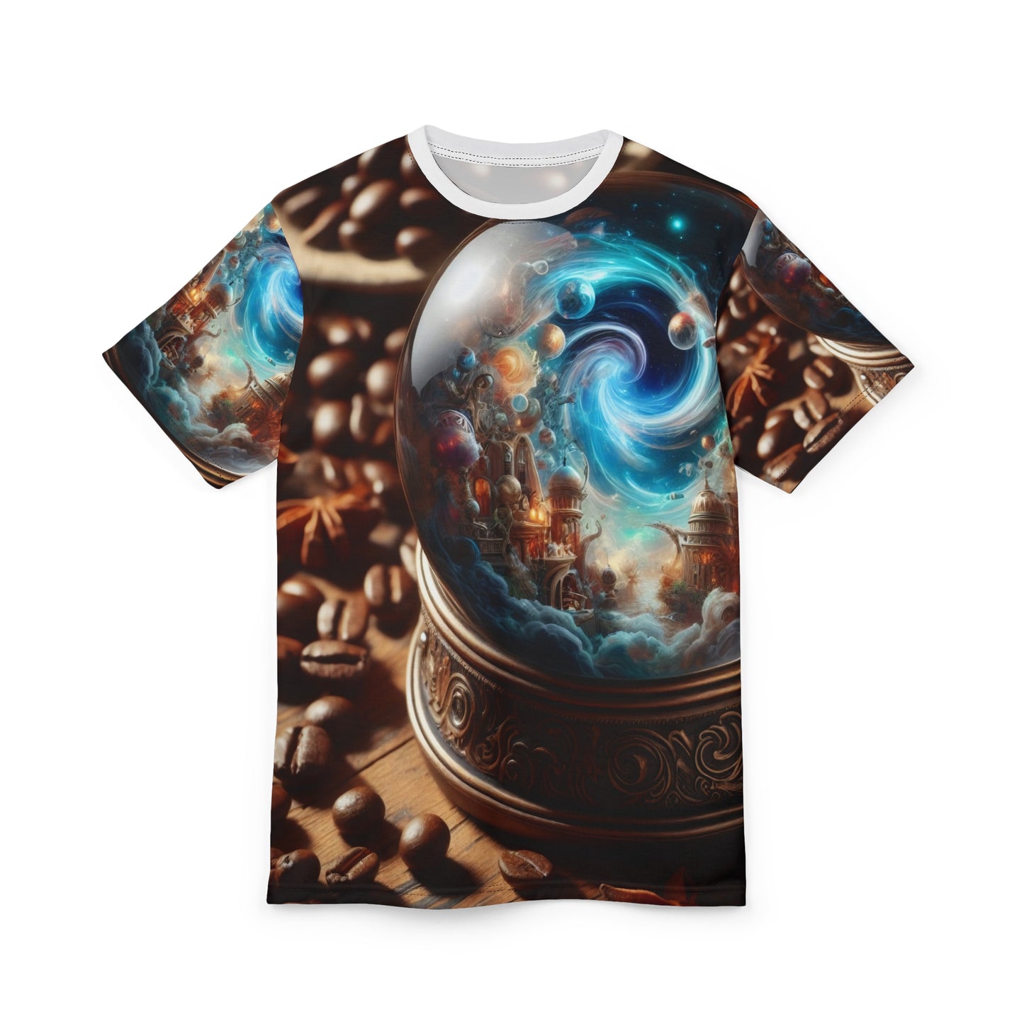 T-shirt | Stampa all-over | T-shirt unisex | Cosmologia Nordica | Globo Magico