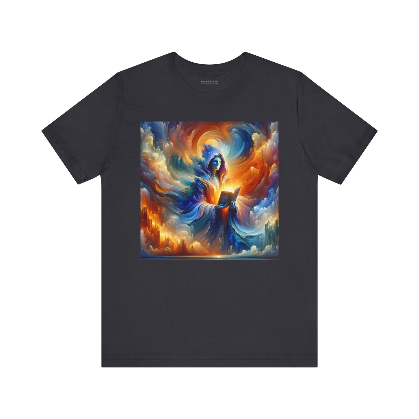 Tシャツ | ユニセックス | ジャージーTシャツ | 半袖 | 魔術幻想 | 宇宙エネルギー | 魔道士