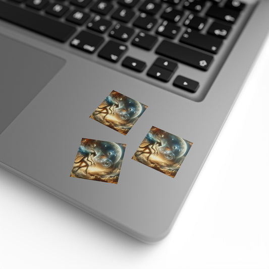 Roll Label Stiker | Kotak | Kosmik Lovecraftian | Entitas Kuno