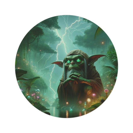 Rug | Round | Shamanic Fantasy | Boggart | Goblin