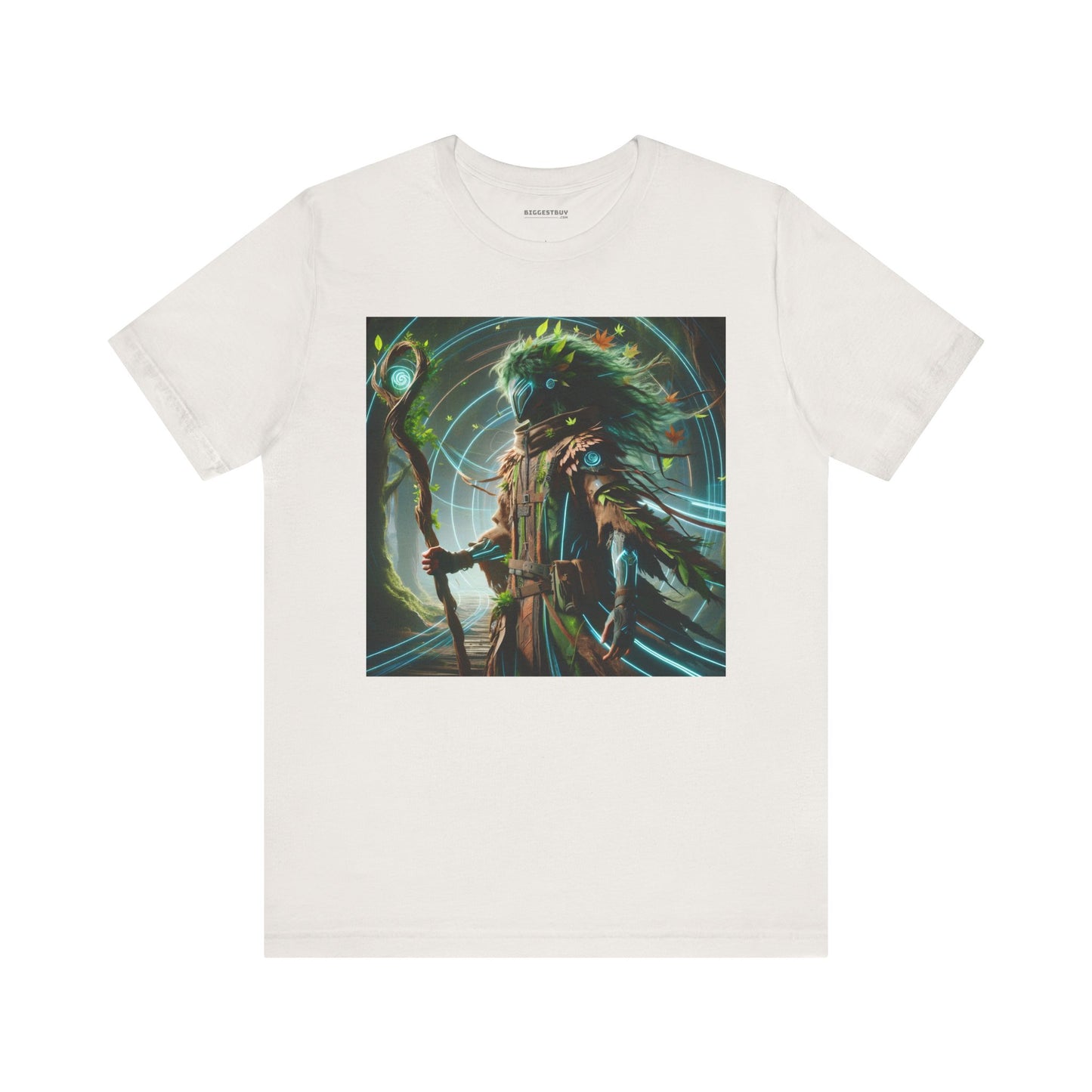 เสื้อยืด | ยูนิเซ็กส์ | เสื้อยืดเจอร์ซีย์ | แขนสั้น | ตำนานป่าพิศวง | เทพเจ้าแห่งพงไพร