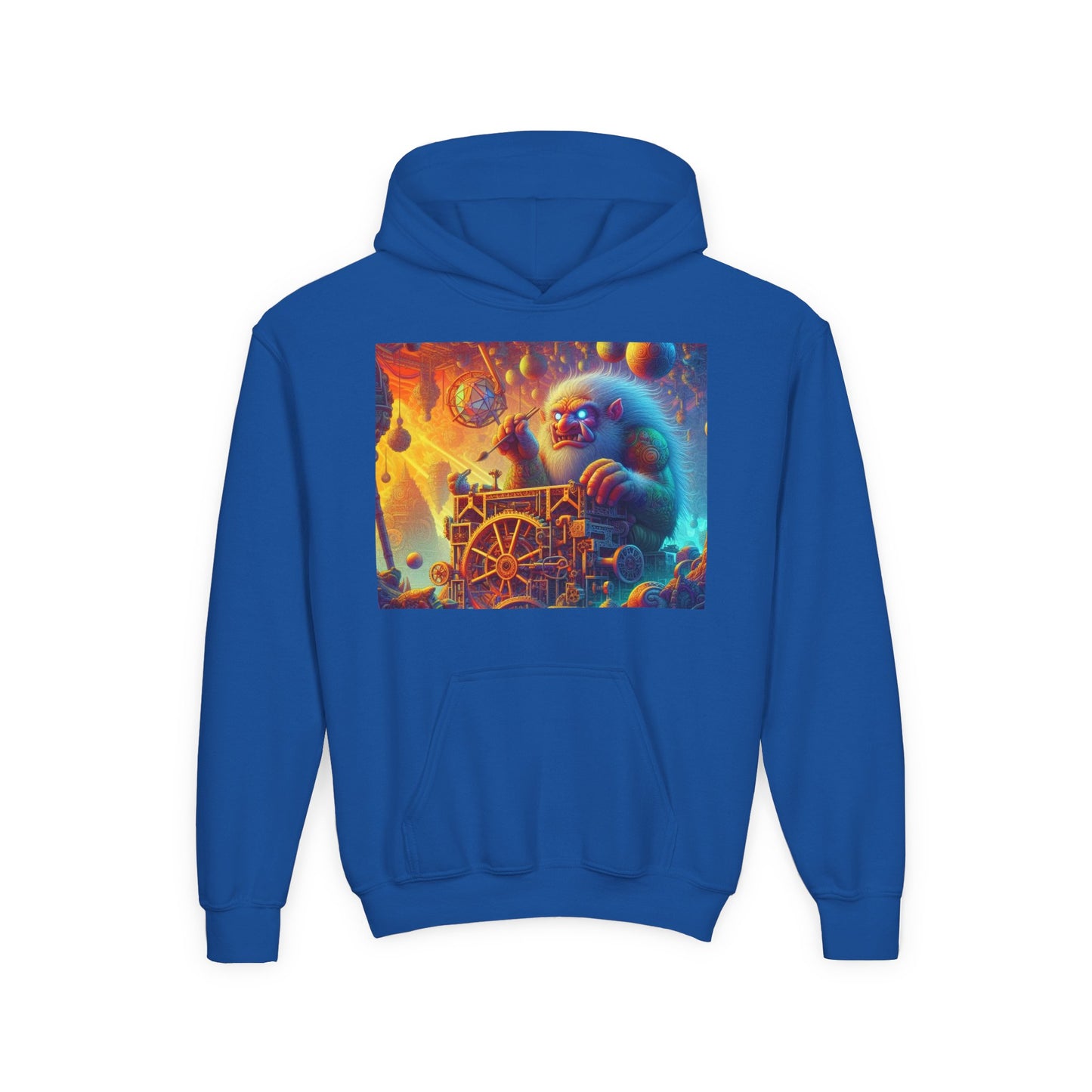 Bluza dresowa | Młodzieżowa | Z kapturem | Gruba mieszanka | Mitologia Arktyczna | Mechanik Lodu