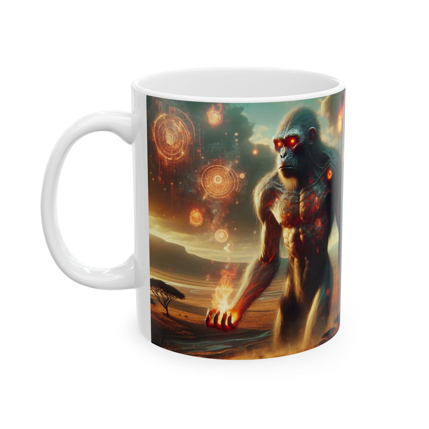 Tazza | Ceramica | Bianca | Mitologia Primordiale | Titano Ancestrale