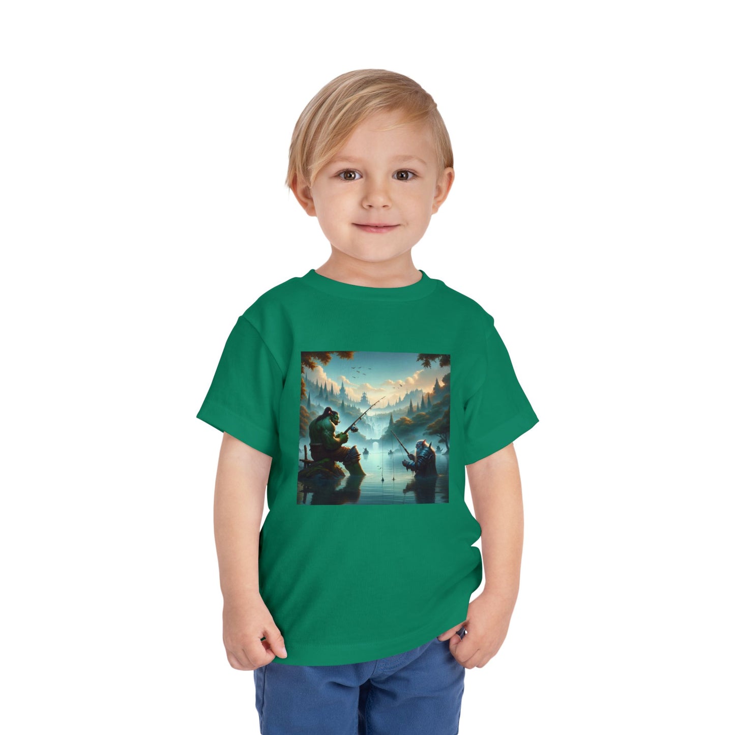 T-shirt | Peuter T-shirt | Korte mouw | Heldensage | Interraciale Vriendschap