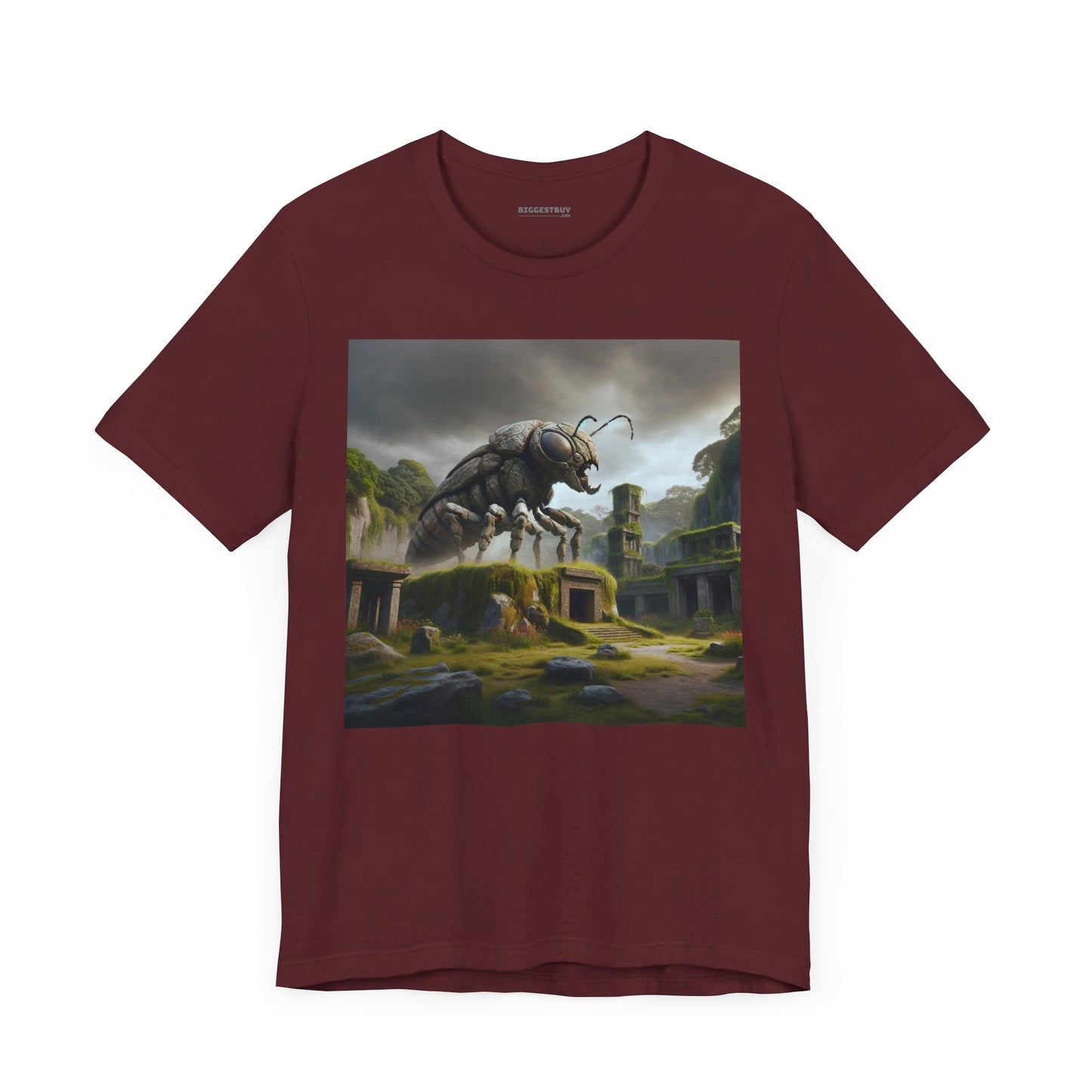 Tシャツ | ユニセックス | ジャージーTシャツ | 半袖 | 異形変異 | 巨大甲虫 | 緑