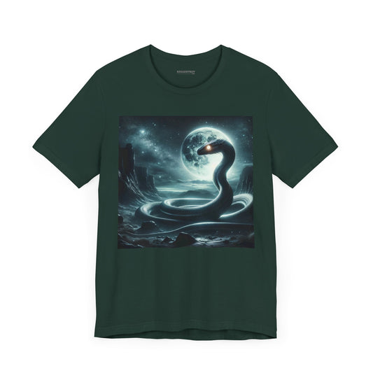 T-shirt | Unisex | Jersey T-shirt | Korte mouw | Noorse Mythologie | Jörmungandr | Zeeslang