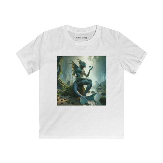 เสื้อยืด | เสื้อยืดเด็ก | ทรงนิ่ม | คนน้ำบันดาลใจสลาฟ | เทพปกรณัมน้ำ
