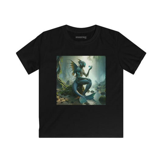 เสื้อยืด | เสื้อยืดเด็ก | ทรงนิ่ม | คนน้ำบันดาลใจสลาฟ | เทพปกรณัมน้ำ