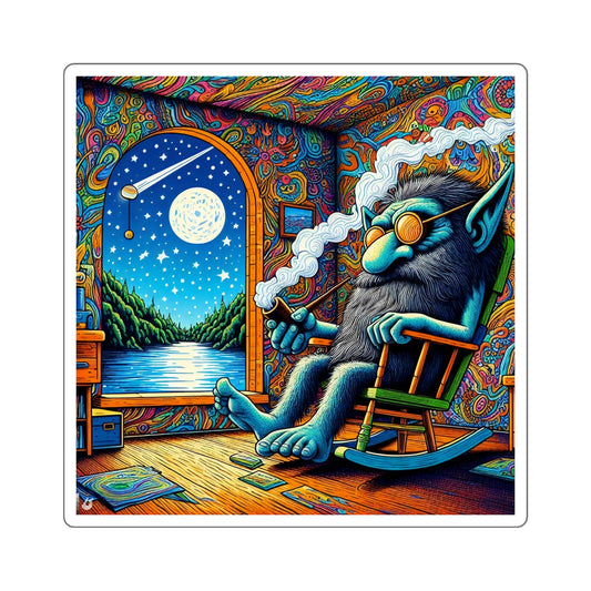 Klistremerke | Firkantet | Psykedelisk kunst | Kosmisk drøm