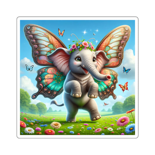 Adesivo | Quadrado | Fantasia Mitológica | Filhote-Airavata