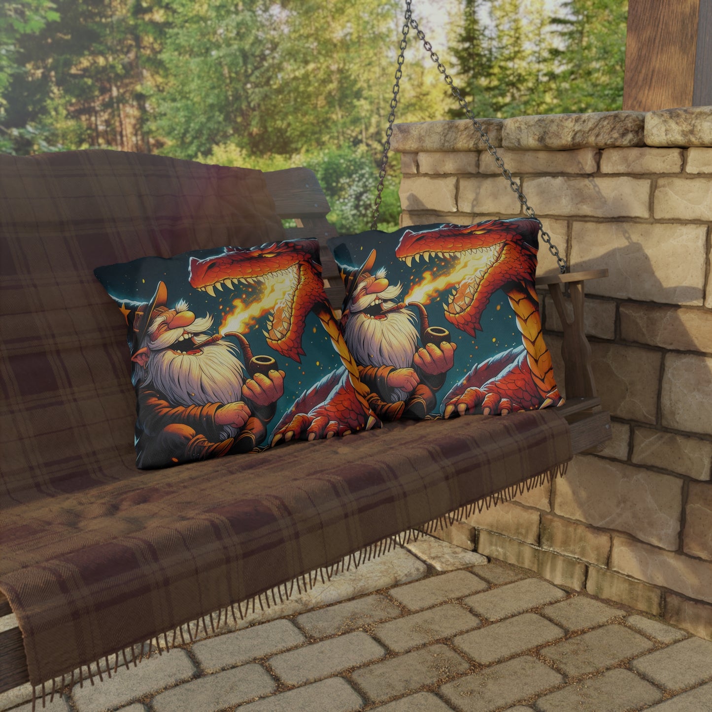 베개 | 야외 베개 | 판타지 대결 | 마법사와 용