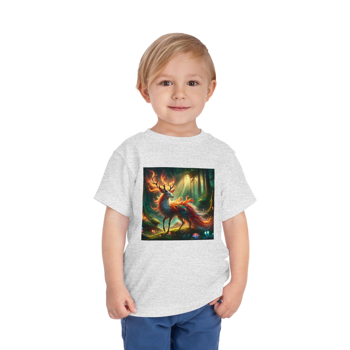 T-Shirt | Toddler Tee | Short Sleeve | Mystical Kirin | Forest Spirit Deer