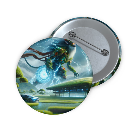 Button | Pin Button | Pin-Back | Techno-Fantasy | Electric Kirin