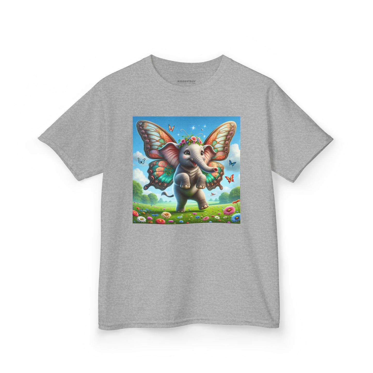 T-Shirt | Koszulka dziecięca | Ciężka bawełna | Baśniowa fauna | Airavata | Słonik