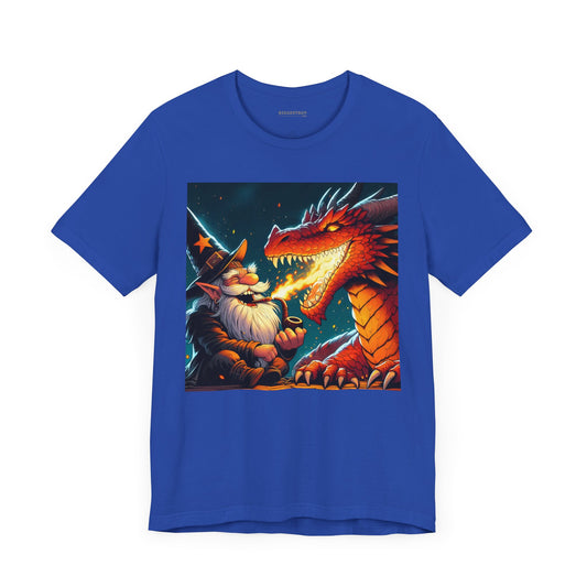T-skjorte | Unisex | Jersey-T-skjorte | Kort erme | Høy Fantasi | Drakemagi | Trollmann