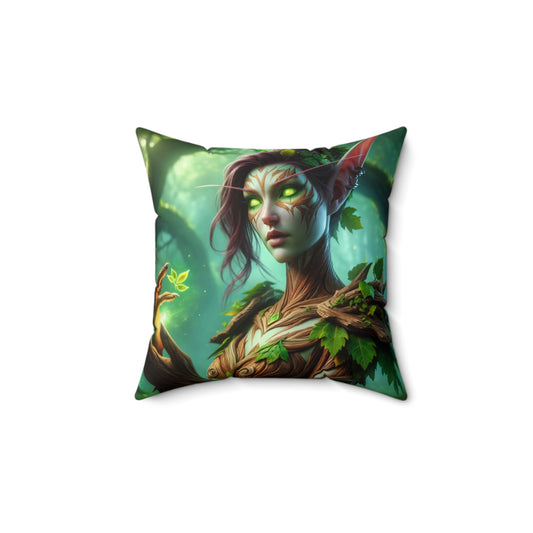 Poduszka | Poliester | Kwadratowy | Mitologia leśna | Driada | Duch lasu